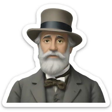 claude monet painting sticker