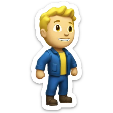 vault boy sticker