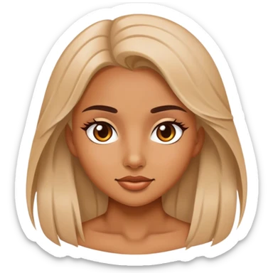 A beutifull girl sticker