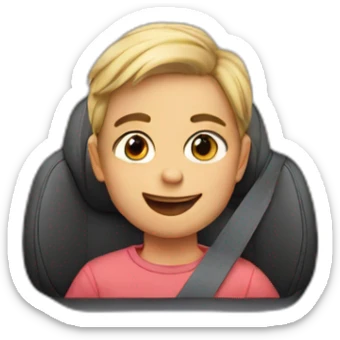 3 year old  in the passenger seat sticker
