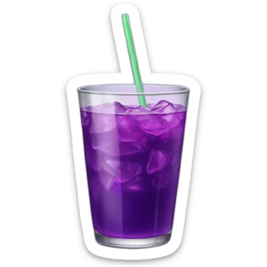 Purple drink sticker