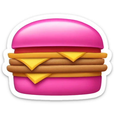 Pink McDonald’s logo sticker