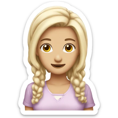 A vanilla girl  sticker