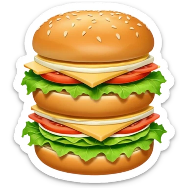 Sandwich on a roll sticker