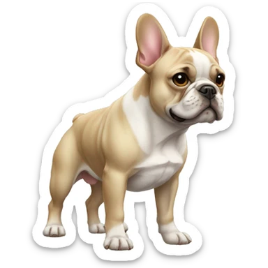 French Bulldog Dog Breed Full Body sticker