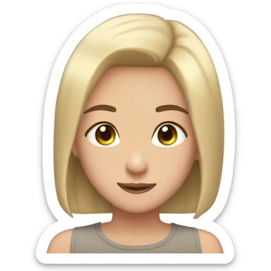 yuri girls with light skin sticker