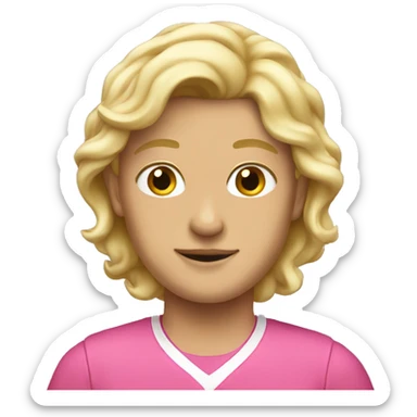 Blonde giro sticker