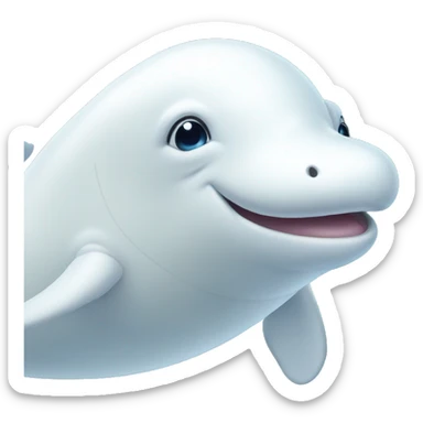 Beluga sticker