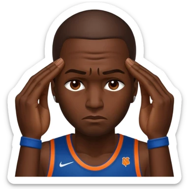  new york knicks facepalming sticker