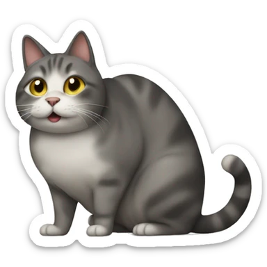 cat farting sticker