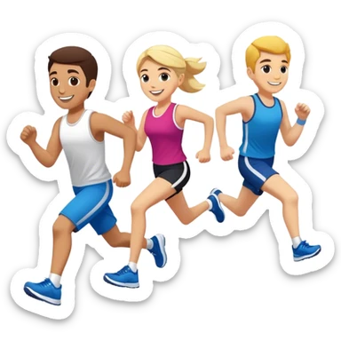 fun run 4 mobile game sticker