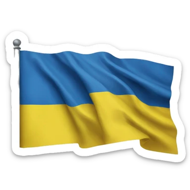 Ukraine and Georgia flag sticker