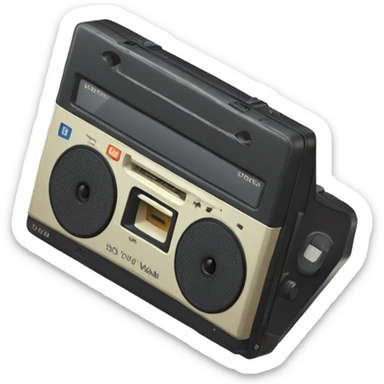 vintage sony walkman sticker