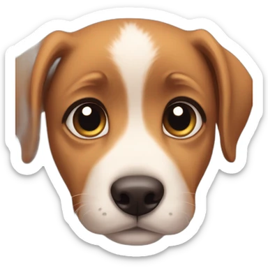 Puppy eyes sticker