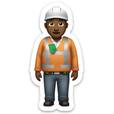 AN ORDINARY WORKER RECEIVED A SALARY sticker