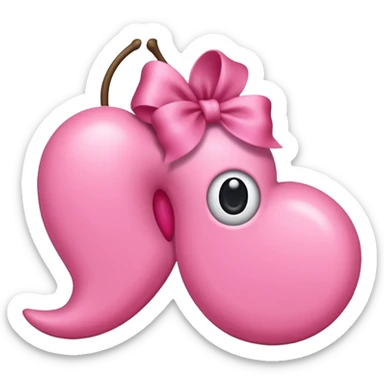 Laço rosa coquete sticker