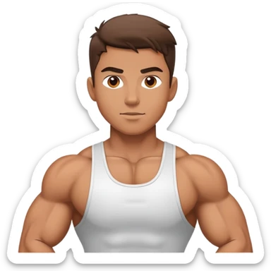 A gym boy in ego sticker