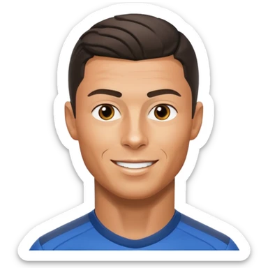 Cristiano Ronaldo calma jubel sticker