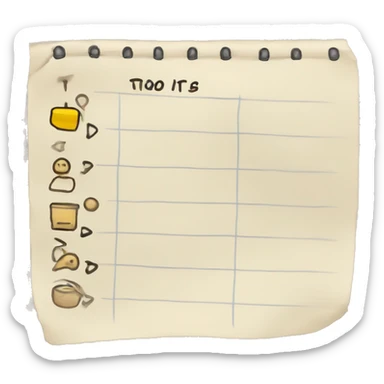 to do list check marked sticker