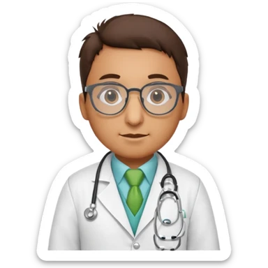 Parrot doctor sticker