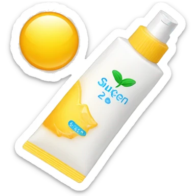 sunscreen sticker