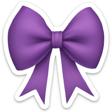 Bow sticker