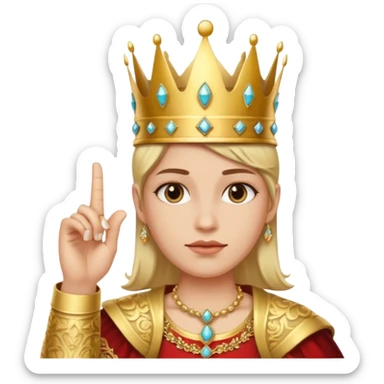 🖕🏻+👑 sticker