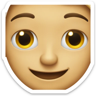 eyes widening a bit with delight, a satisfied smile spreading across your face, and maybe even a playful eyebrow raise. sticker