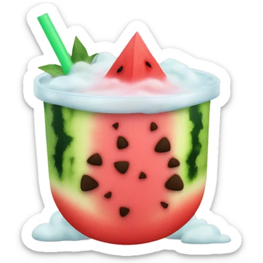 watermelon slushy sticker