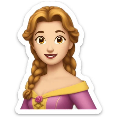 Belle et la bête sticker