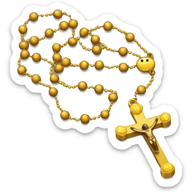 Rosary sticker