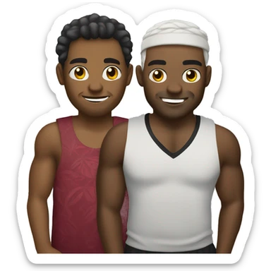 Ruby player with Fijian friend sticker