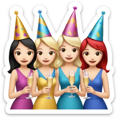 ha sisters and kalogeras sisters together sticker