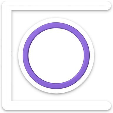 purple ring sticker