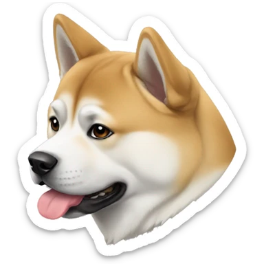 american akita  sticker