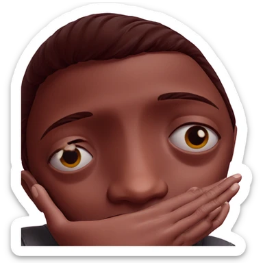 realistic portrait of solo boy sticker