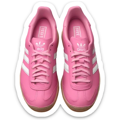 Adida sambas pink sticker