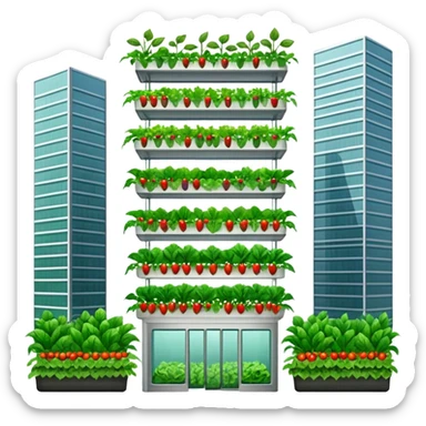 Vertical farms grow fresh produce in urban high-rises
 sticker