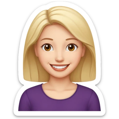 smile with women sticker