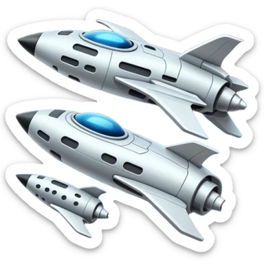 ships in space sticker