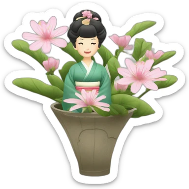 Jardin japonais sticker