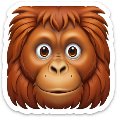 orangutan  sticker