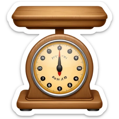 Make a scale in law school emoji symbol in color brown sticker