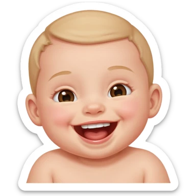 Bébé qui rigole sticker