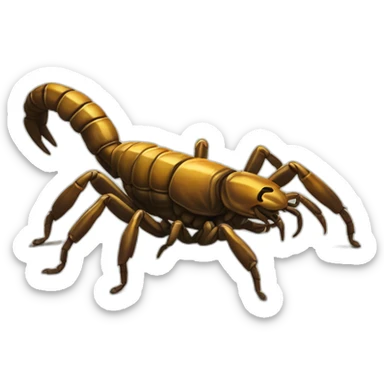 Scorpion sur un bélier sticker