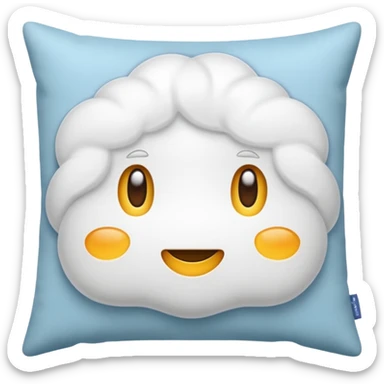 Pillow sticker