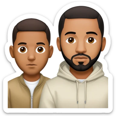 kendrick lamar and drake sticker
