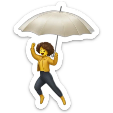 Parapluie danse  sticker