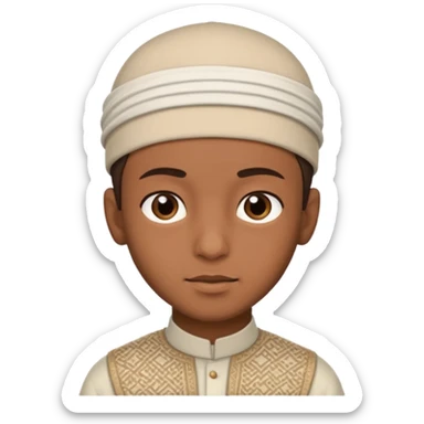 muslim boy guy kid sticker