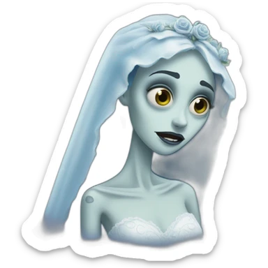 Corpse bride sticker
